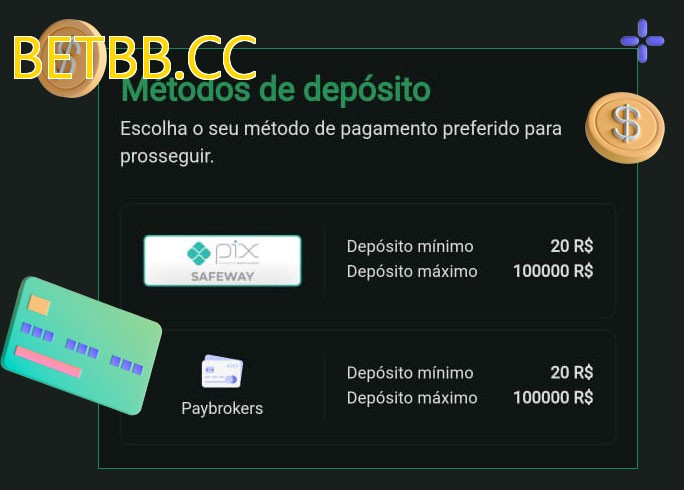 O cassino BETBB.CCbet oferece uma grande variedade de métodos de pagamento