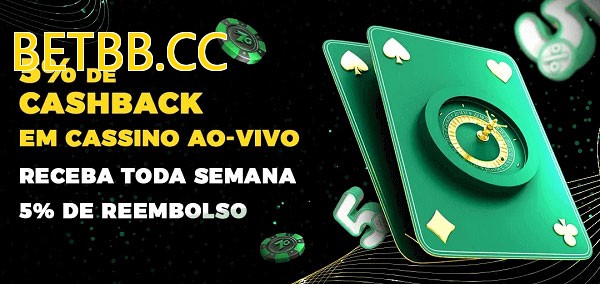 Promoções do cassino ao Vivo BETBB.CC